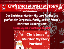 Tablet Screenshot of christmasmurdermystery.com